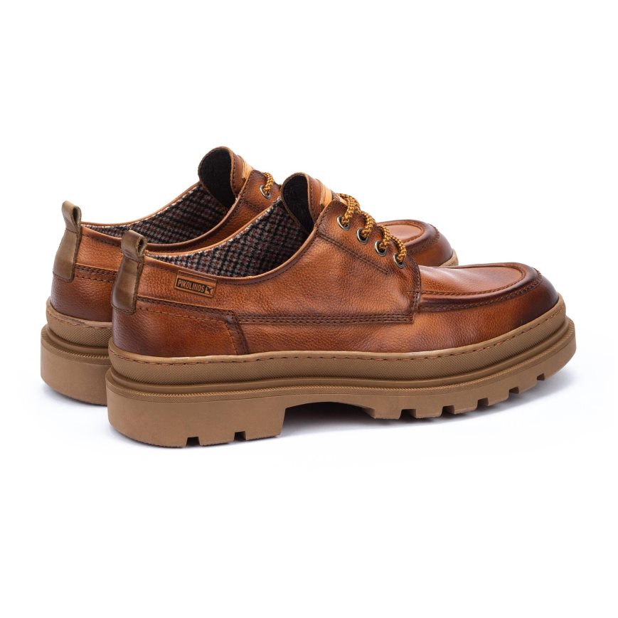 Men's Pikolinos OURENSE Casual Shoes Brown | NZ PA37192